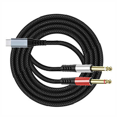 TYPE-C2201 Type-C to 6.35mm TS Audio Cable